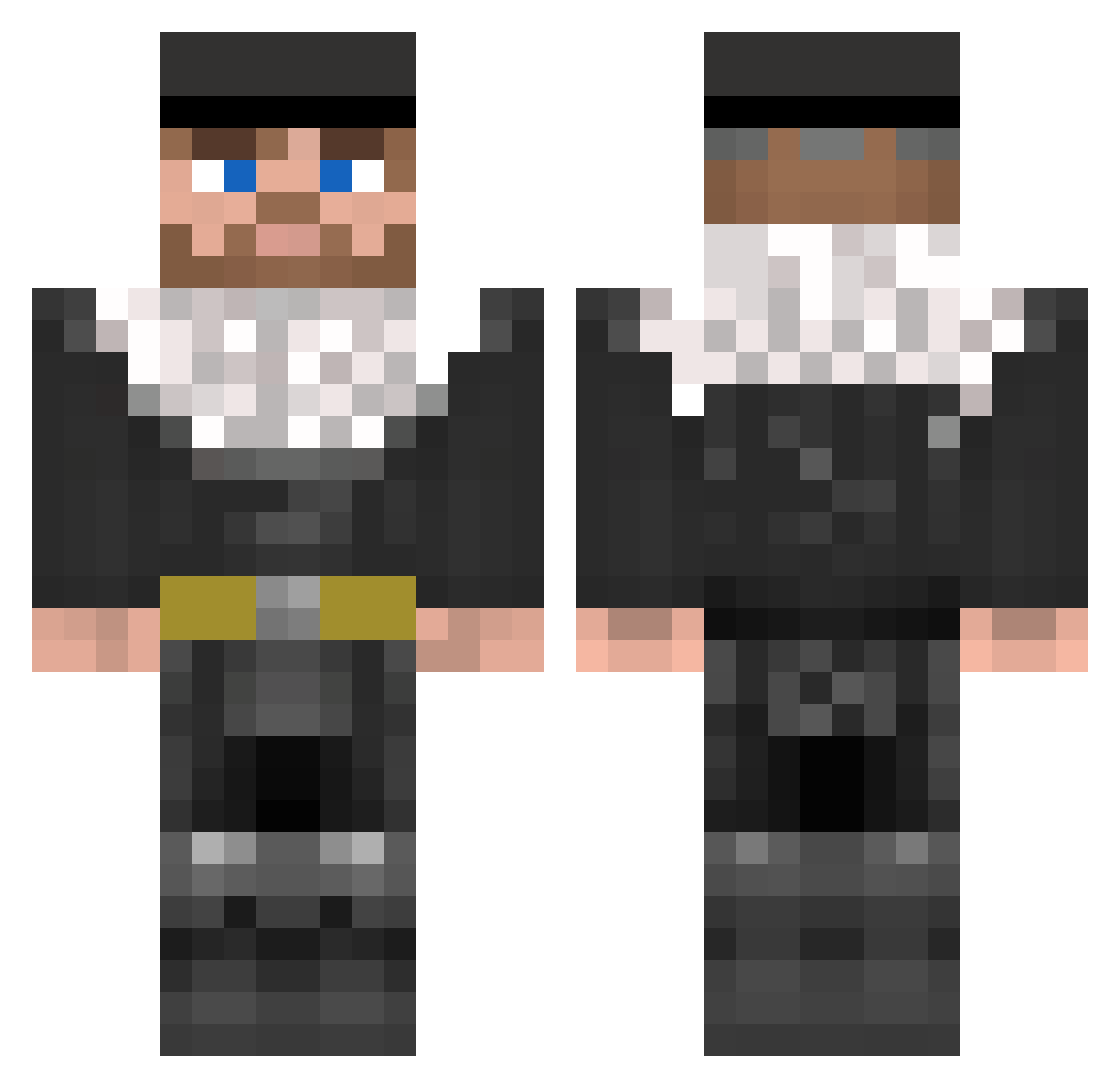 Davidddd123453 Minecraft skin, front and back view