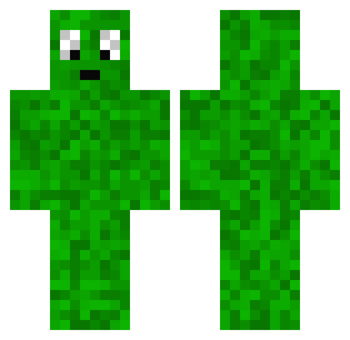 feodora Minecraft skin, front and back view