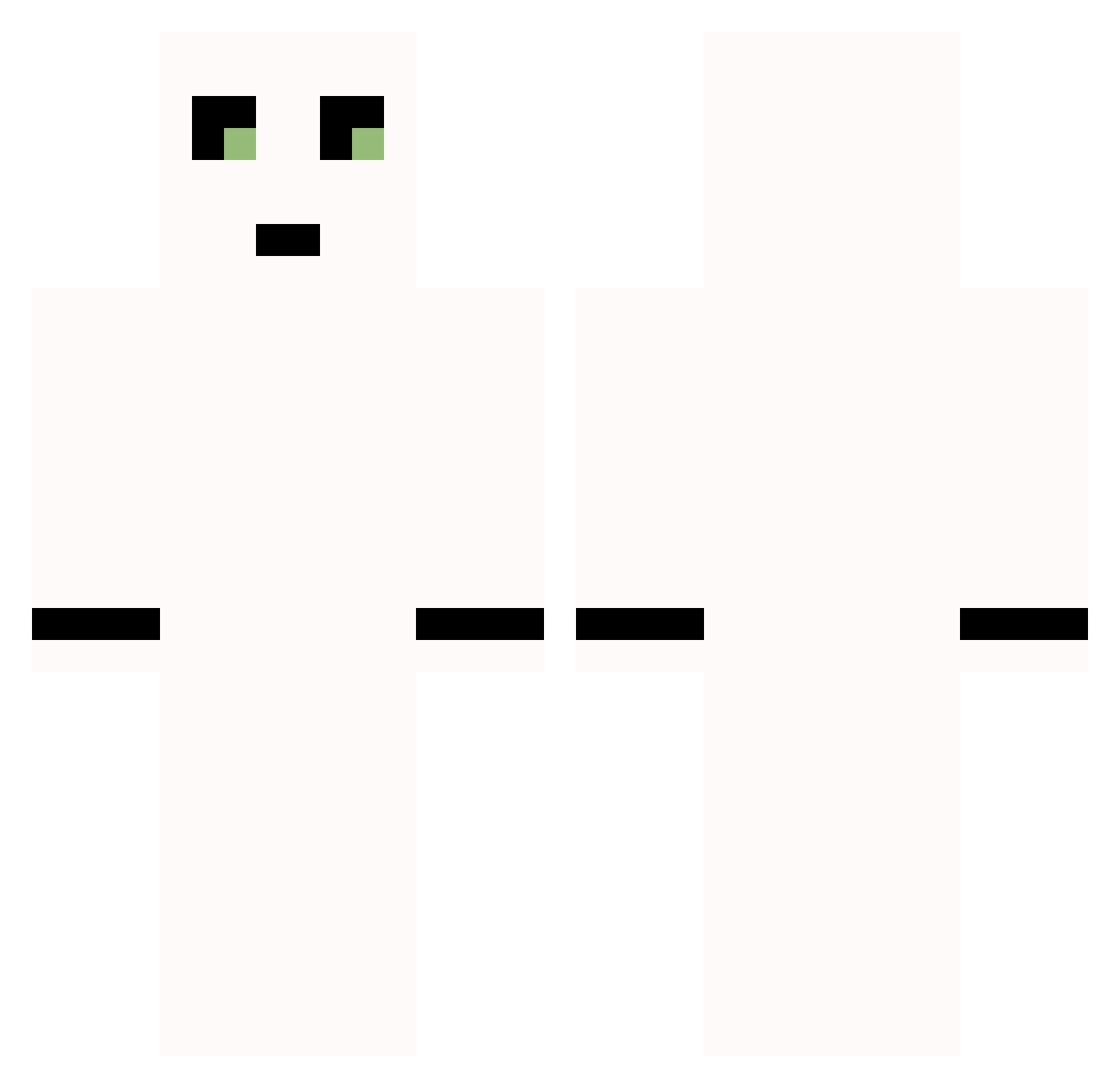 Sprinttey_ Minecraft skin, front and back view