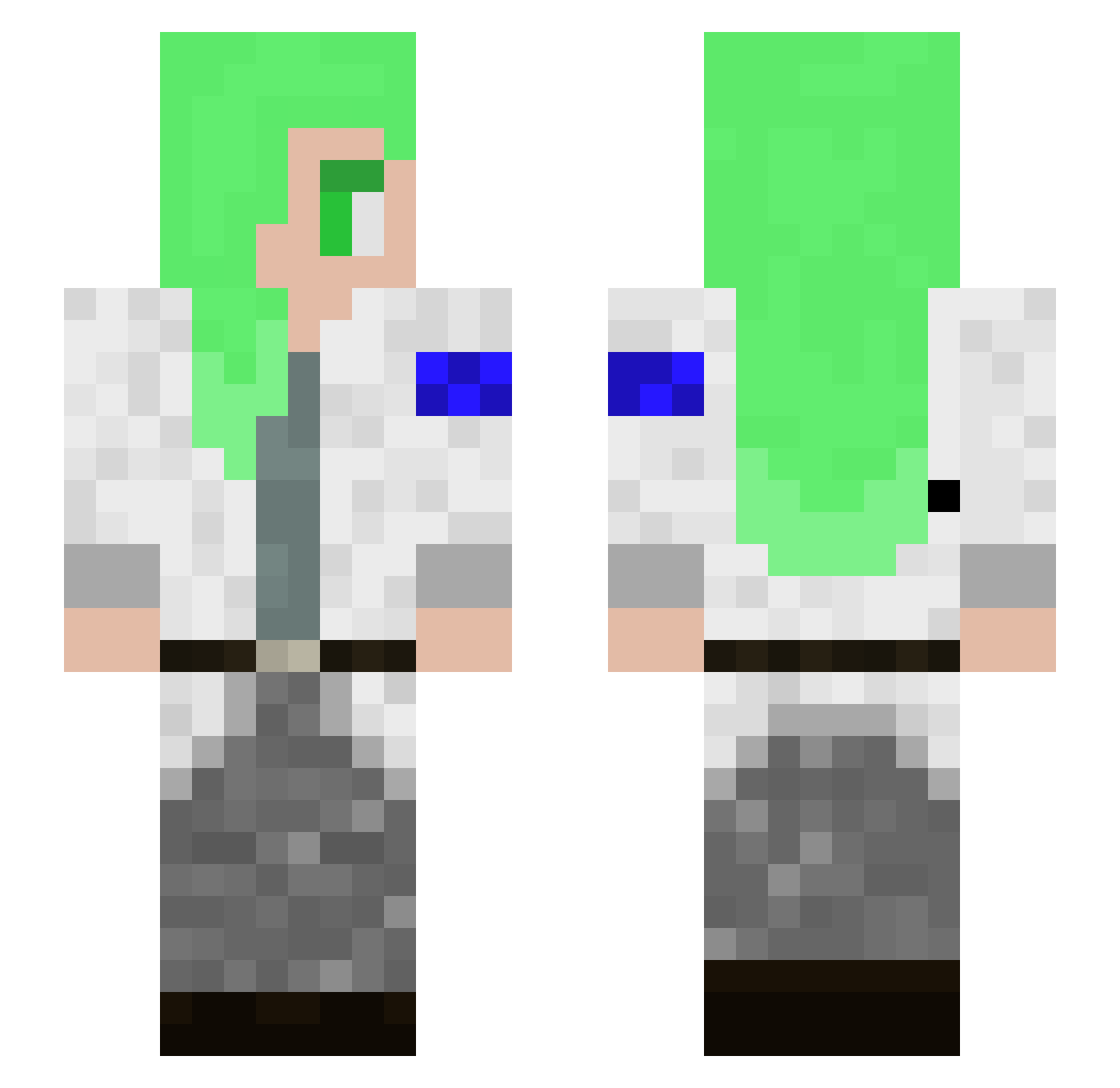 xpx_origine Minecraft skin, front and back view