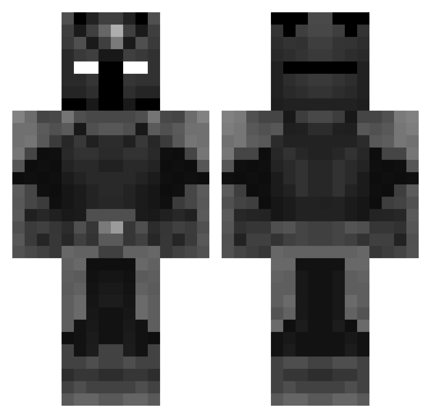 Zynerx_ Minecraft skin, front and back view