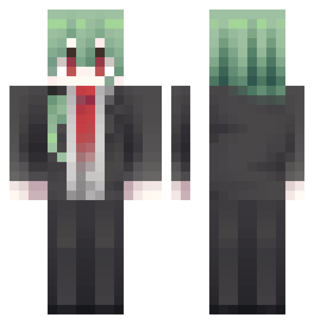 Skovoroda2009 Minecraft skin, front and back view