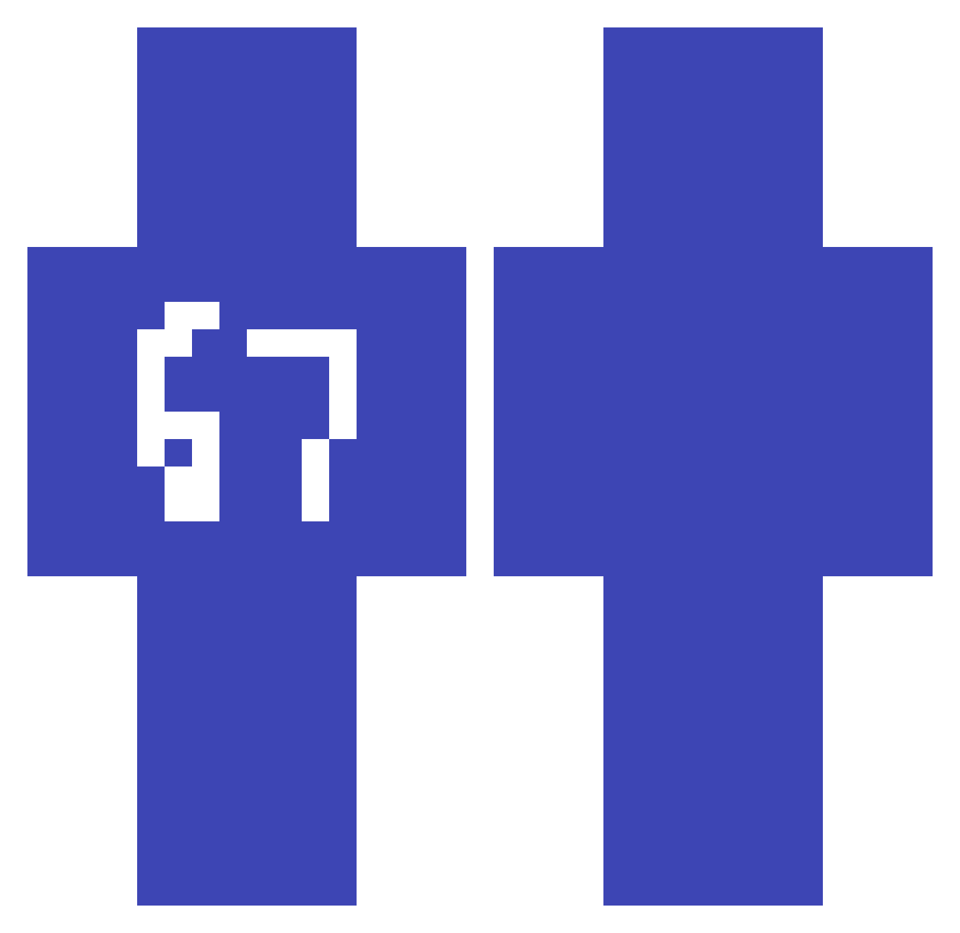 rspacerr Minecraft skin, front and back view