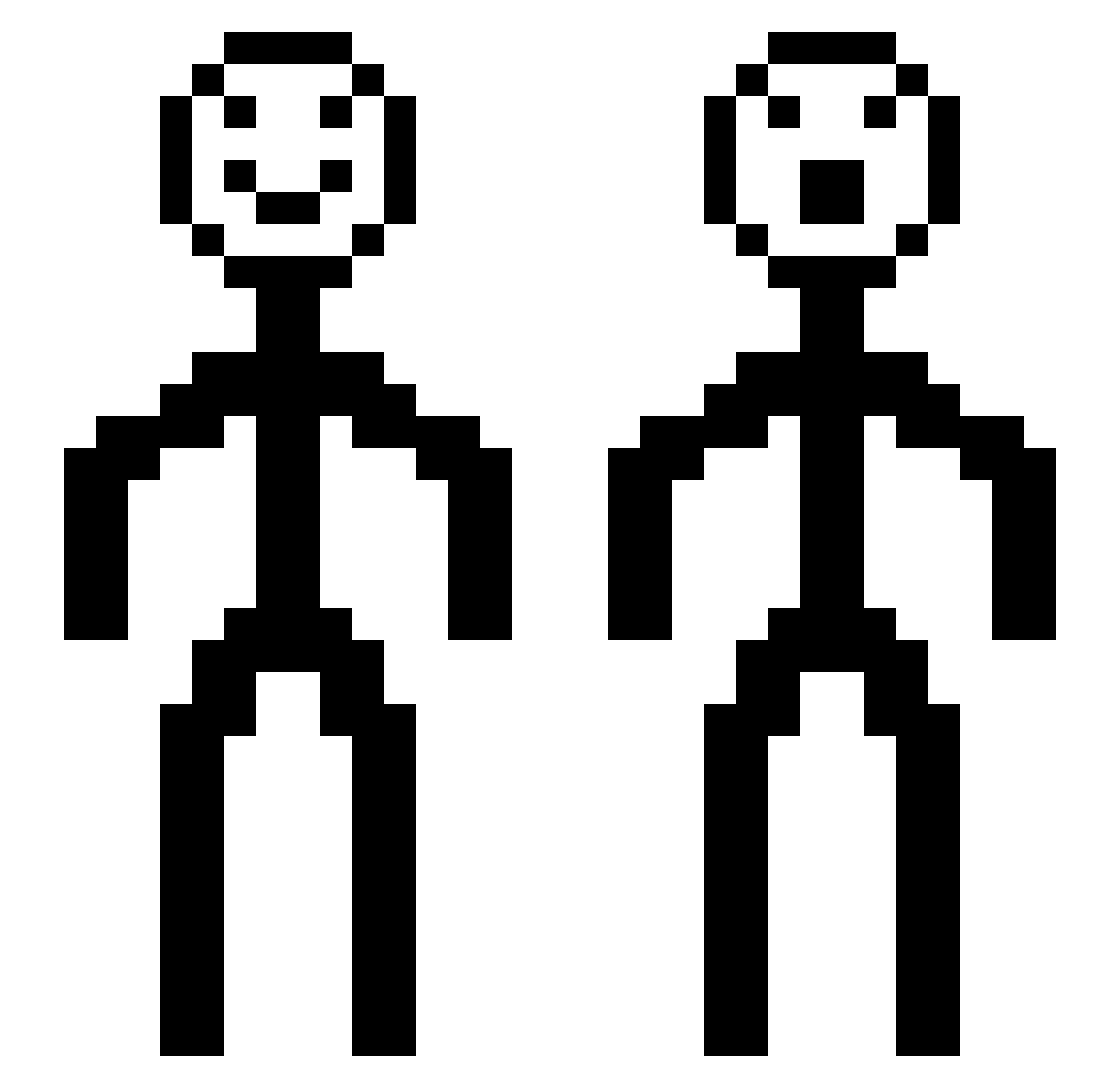 kacy Minecraft skin, front and back view