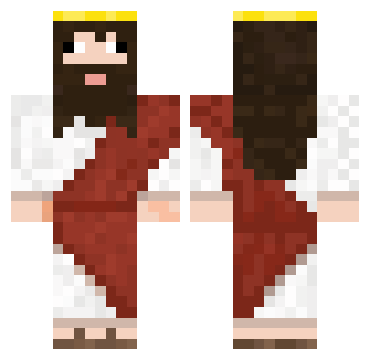 RaiN__11_ Minecraft skin, front and back view