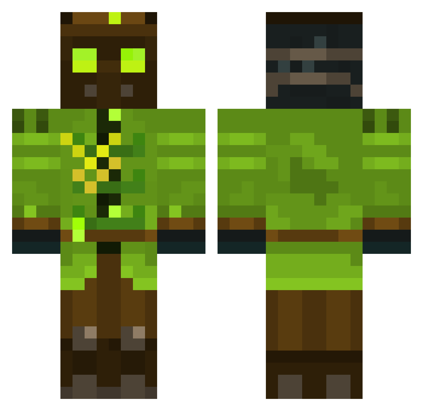 PASIRnezgzw0l69l Minecraft skin, front and back view