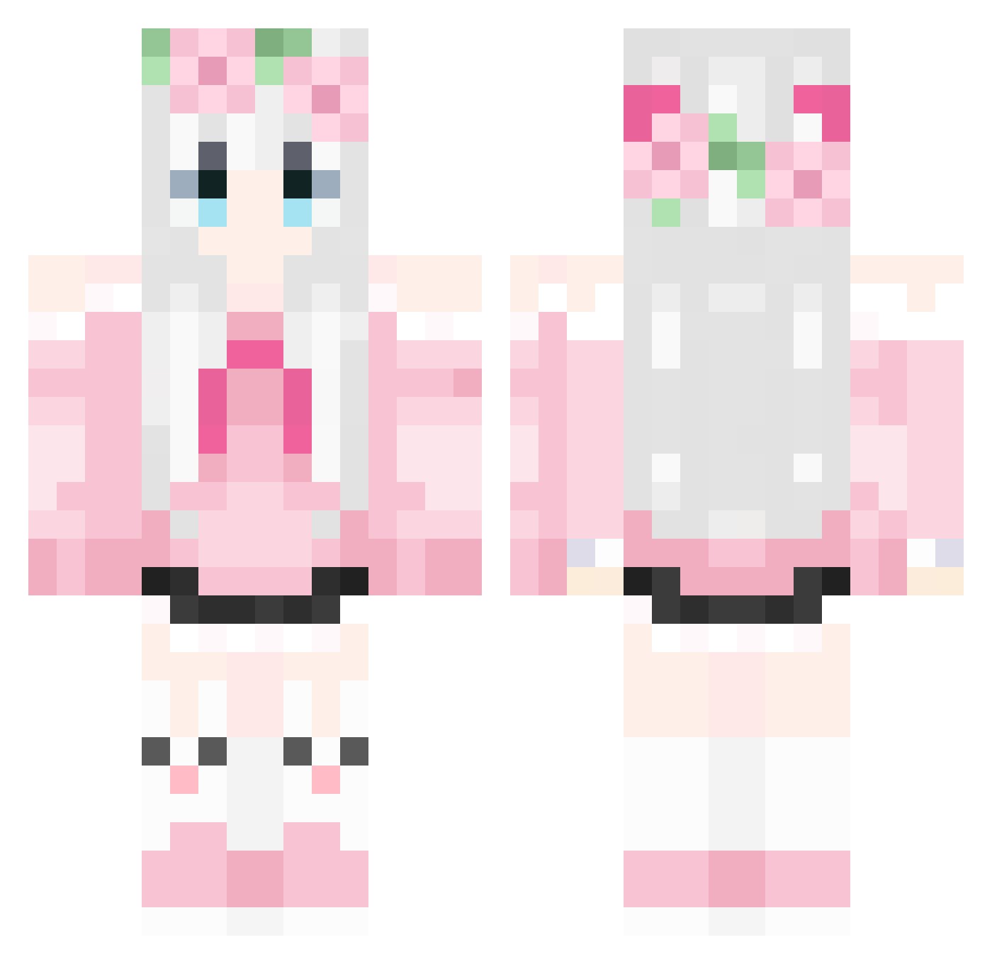 Godji_ Minecraft skin, front and back view