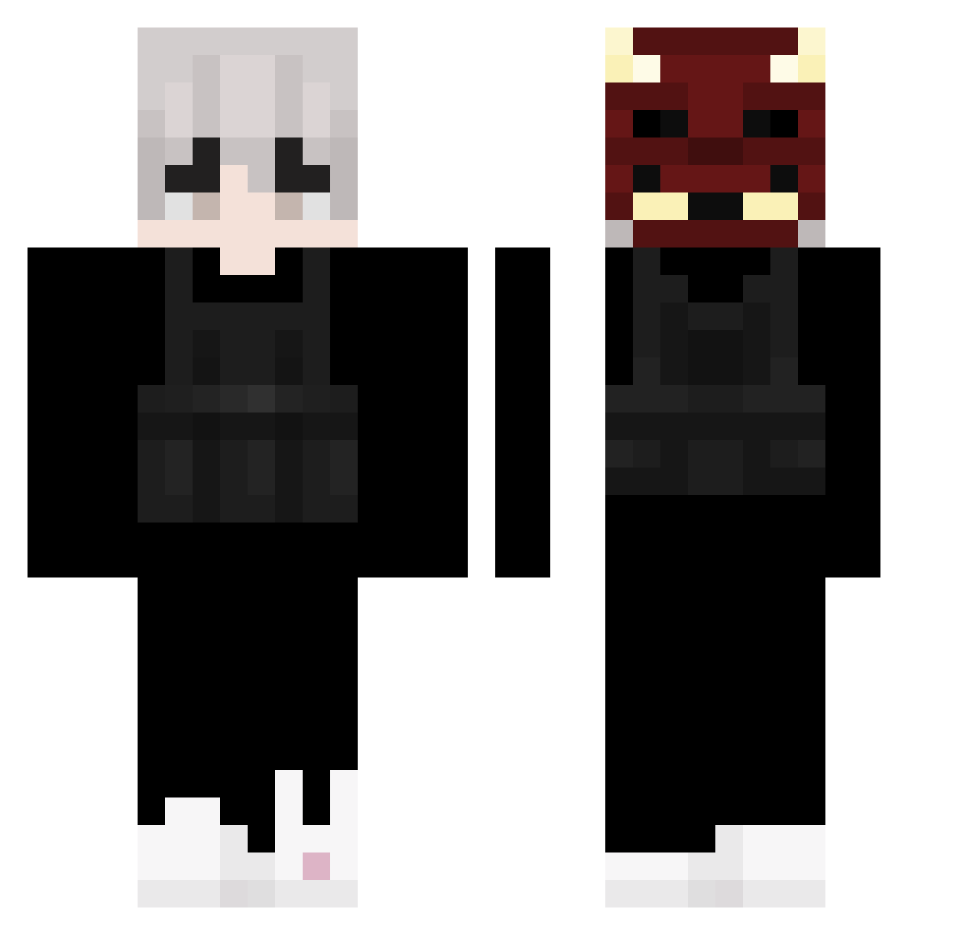 _Frost_W0lf_ Minecraft skin, front and back view