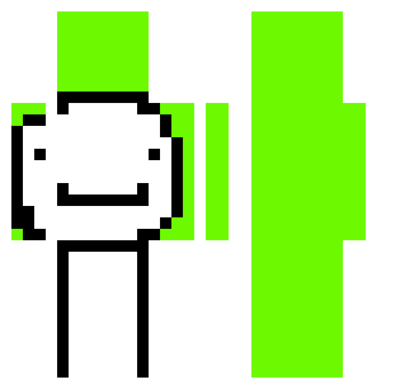 RichForever300 Minecraft skin, front and back view