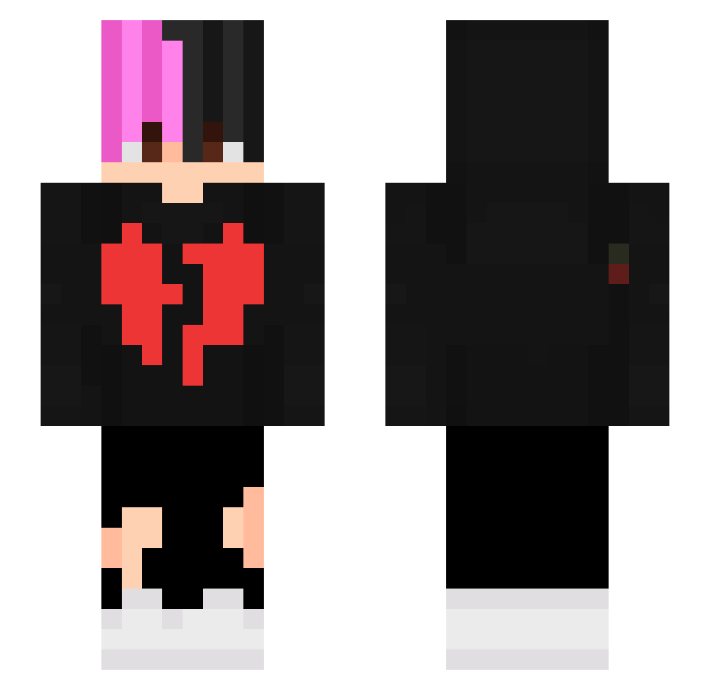 Fahr_doch Minecraft skin, front and back view