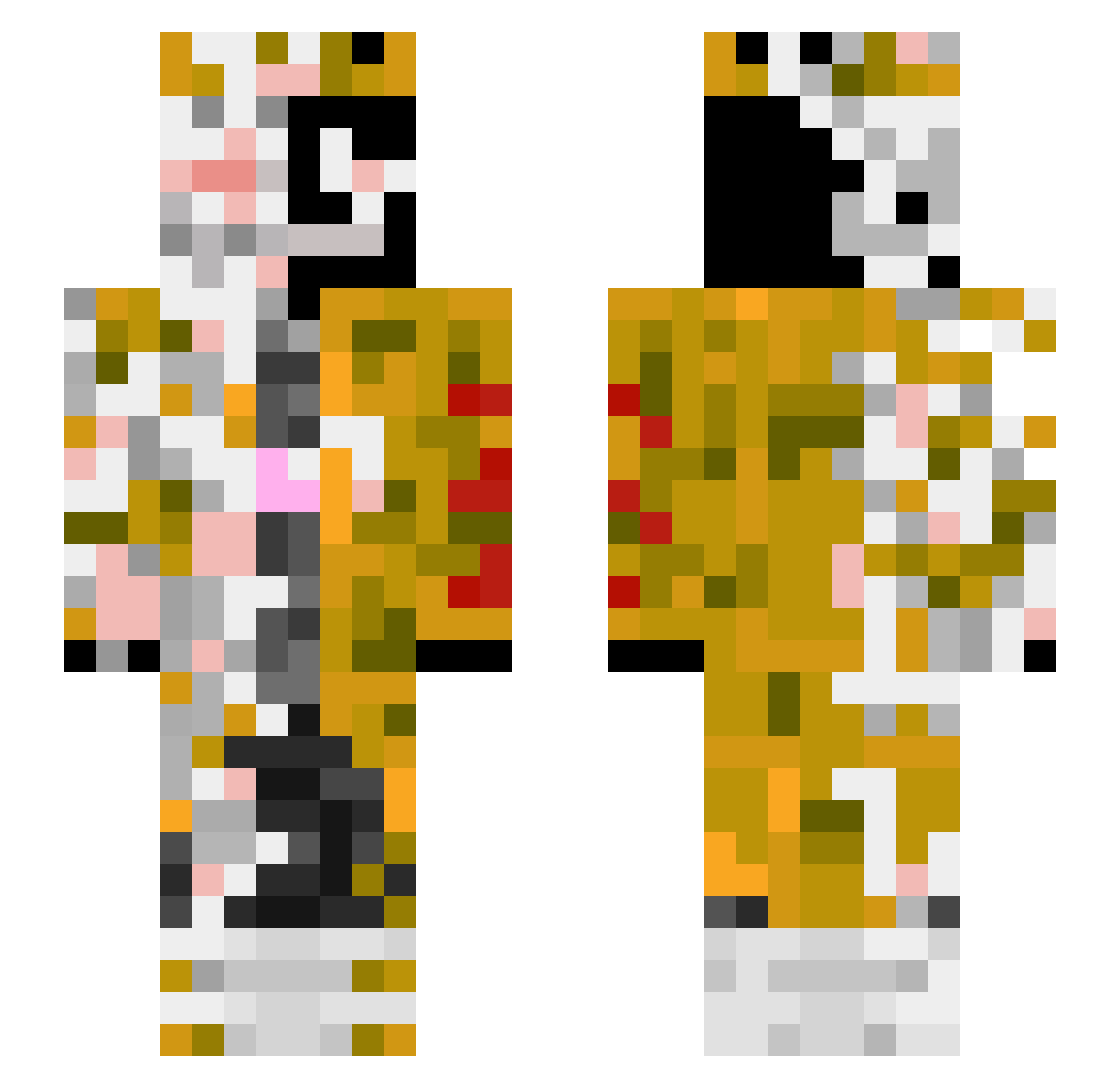 Nexus00_ Minecraft skin, front and back view
