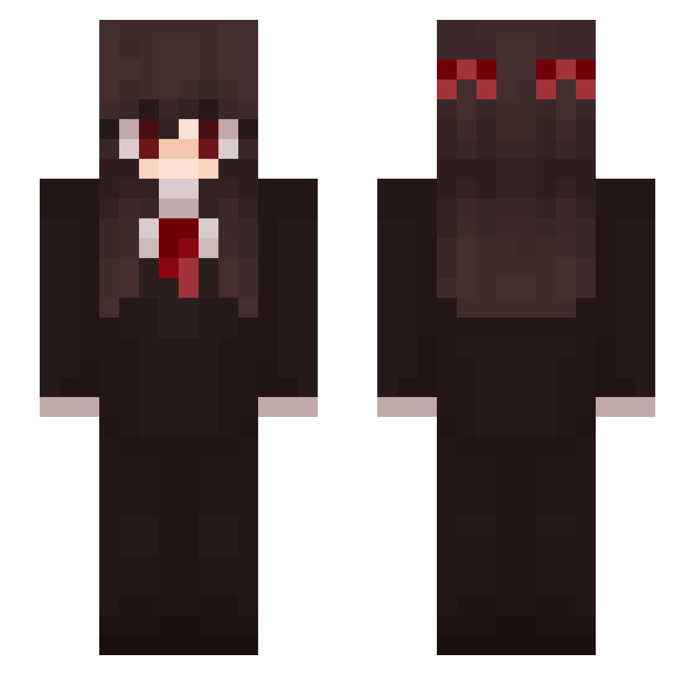 medyana_ Minecraft skin, front and back view