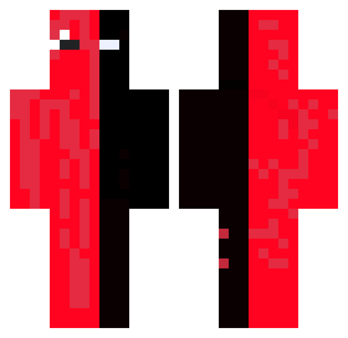 YOUSI16 Minecraft skin, front and back view