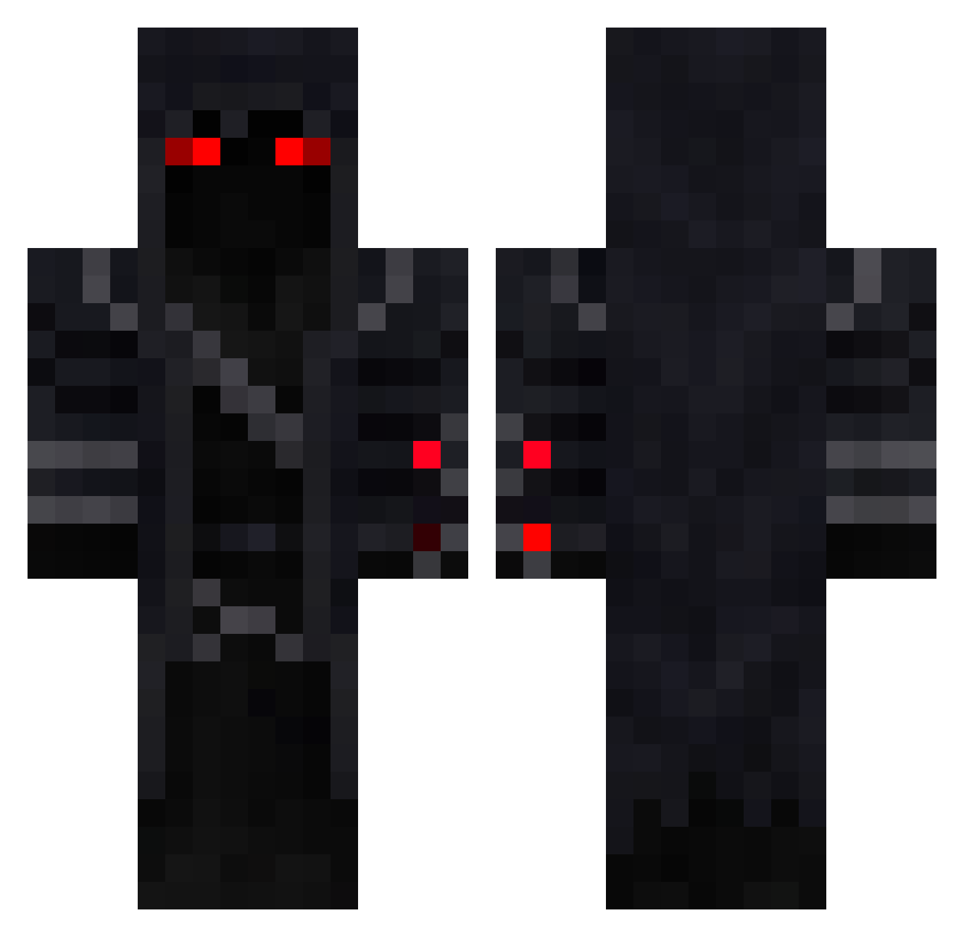 RGFDG7842RS1G562 Minecraft skin, front and back view