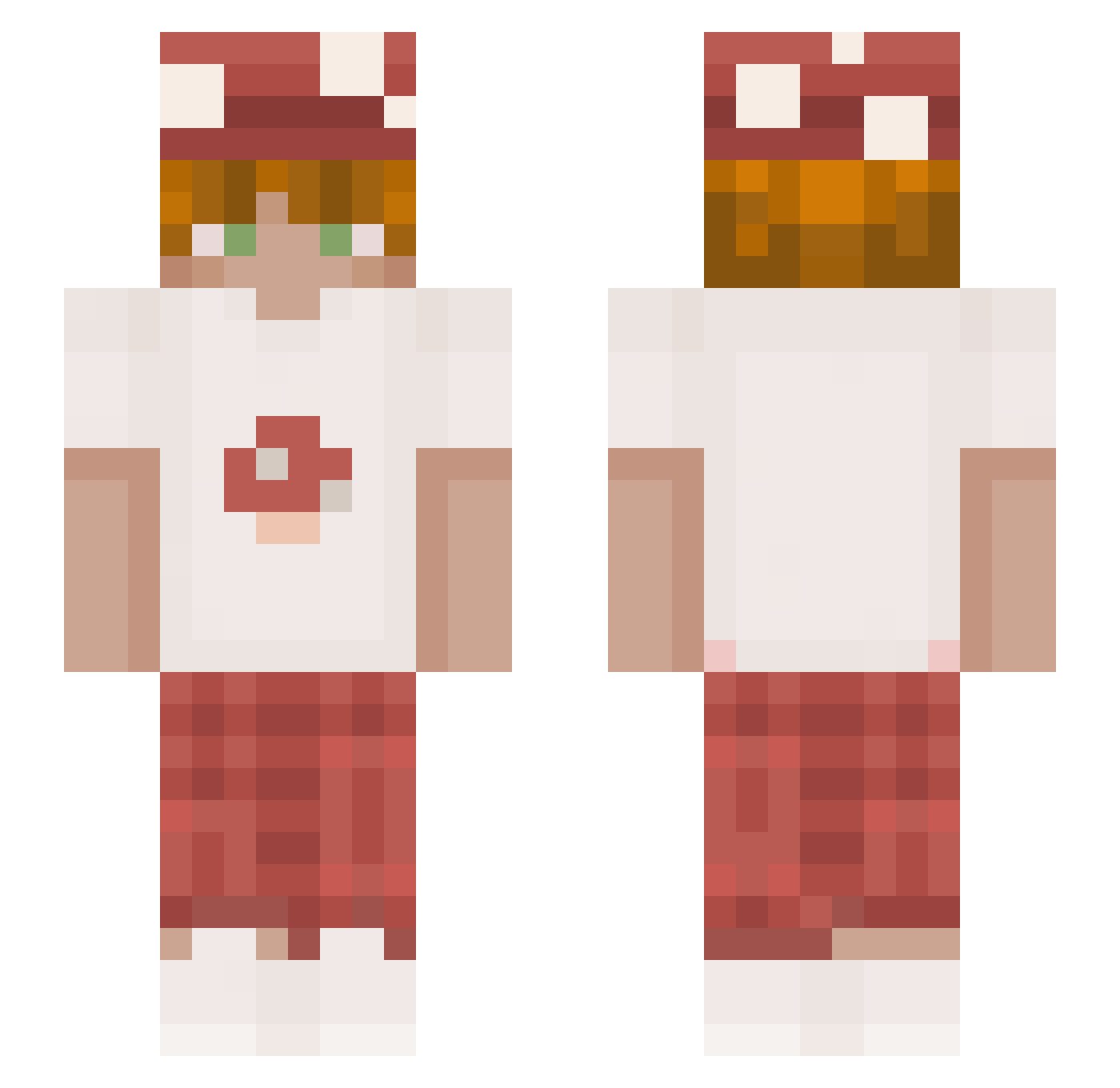 lwkLord Minecraft skin, front and back view