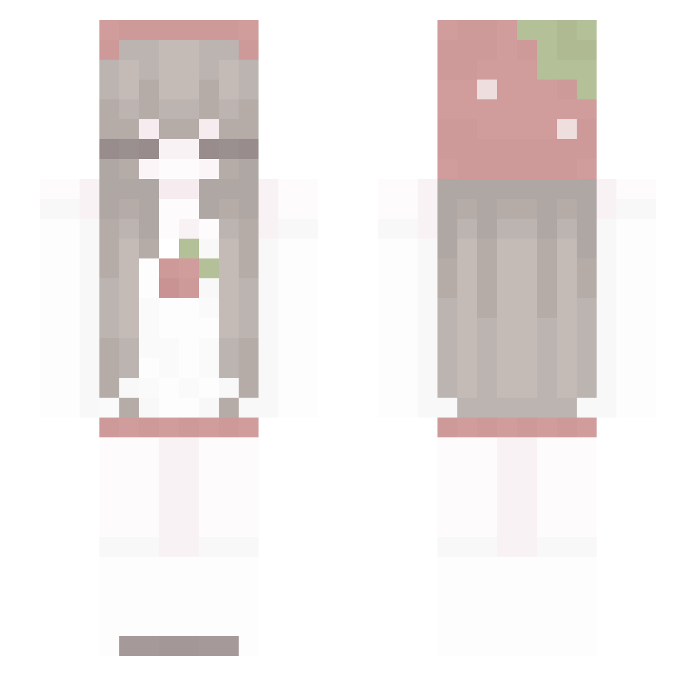 vqok_ Minecraft skin, front and back view