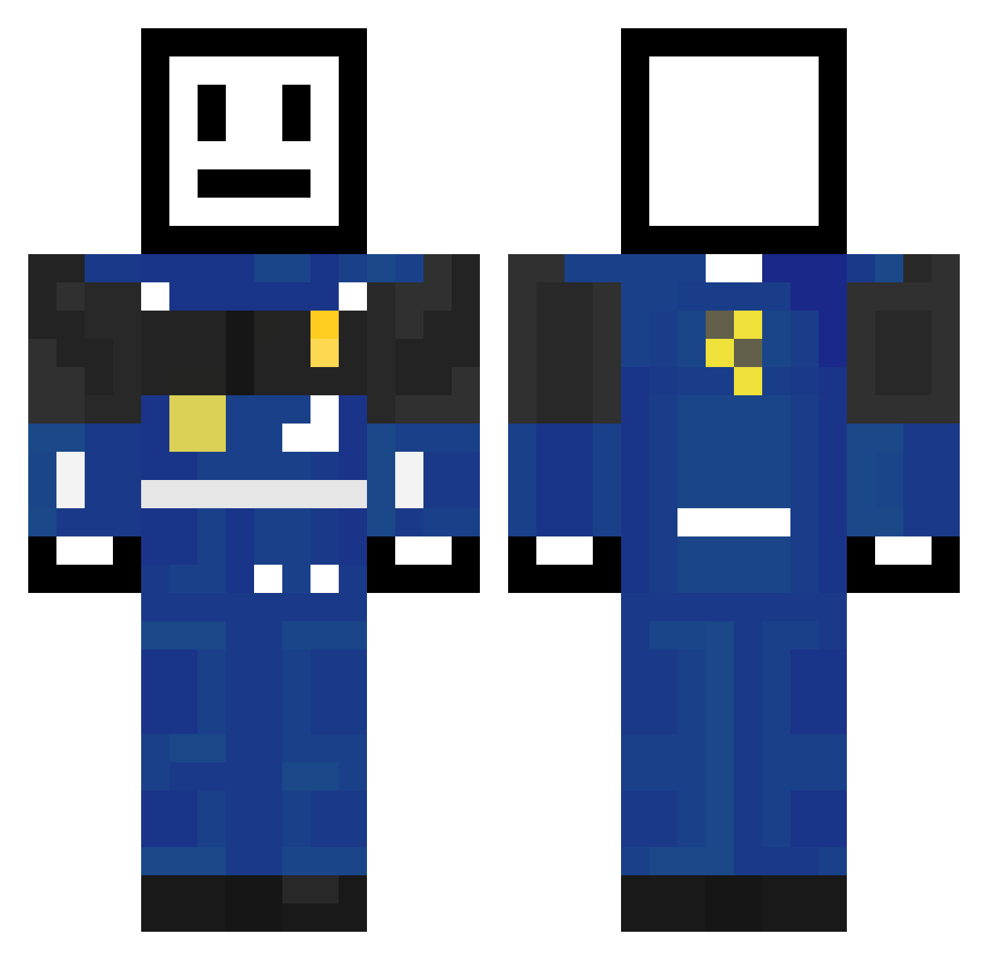 Davidddd123453 Minecraft skin, front and back view