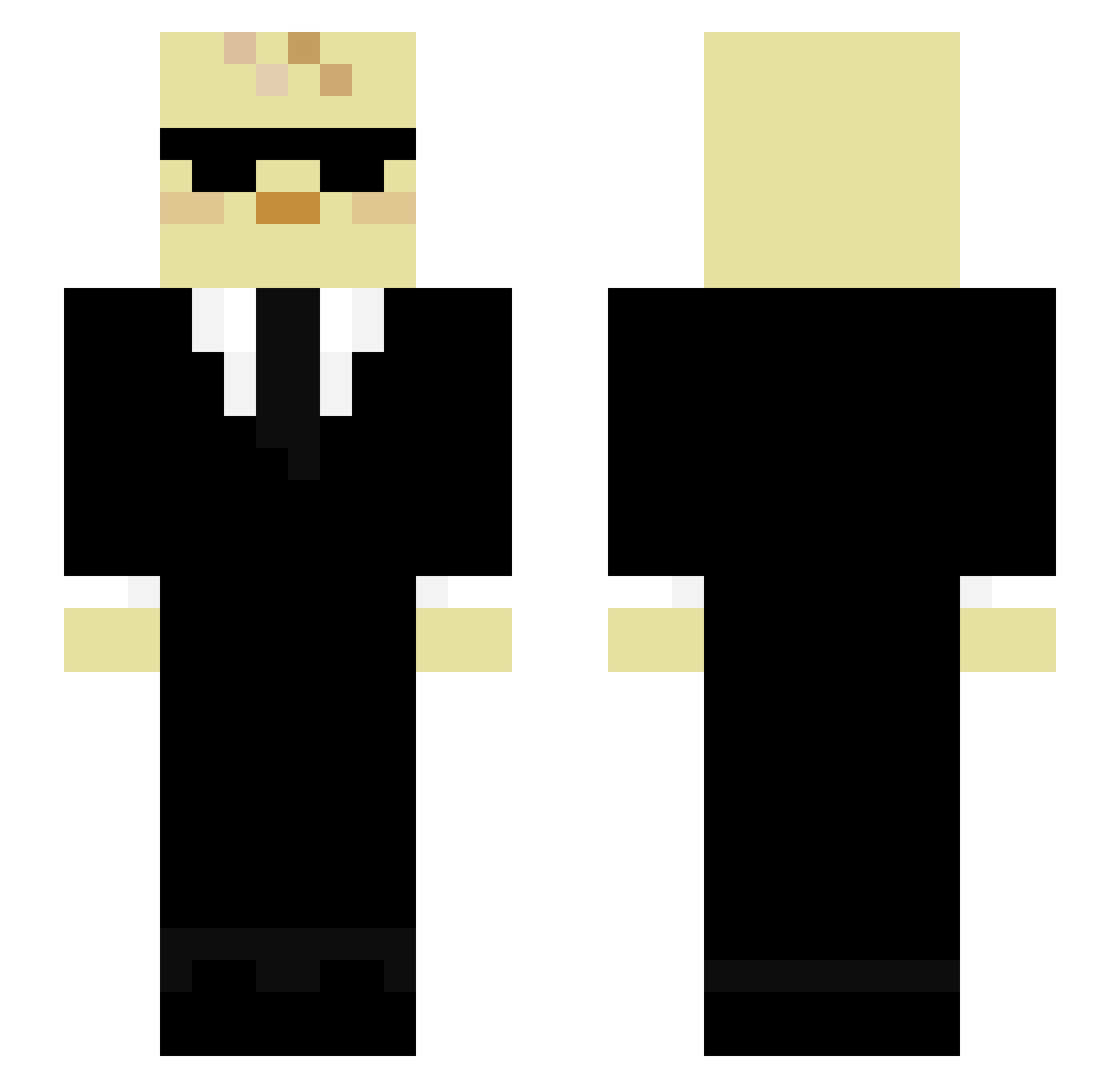 TGH_GTRZ Minecraft skin, front and back view