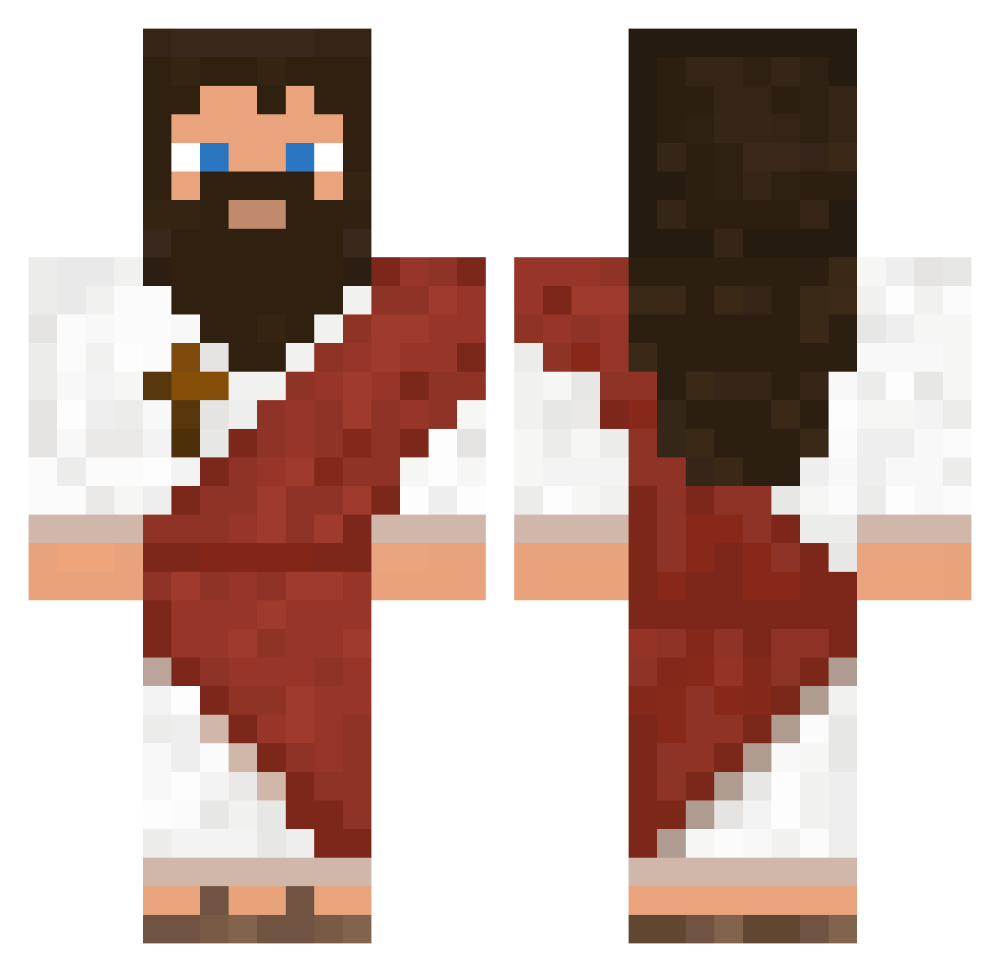 Lobi0511 Minecraft skin, front and back view