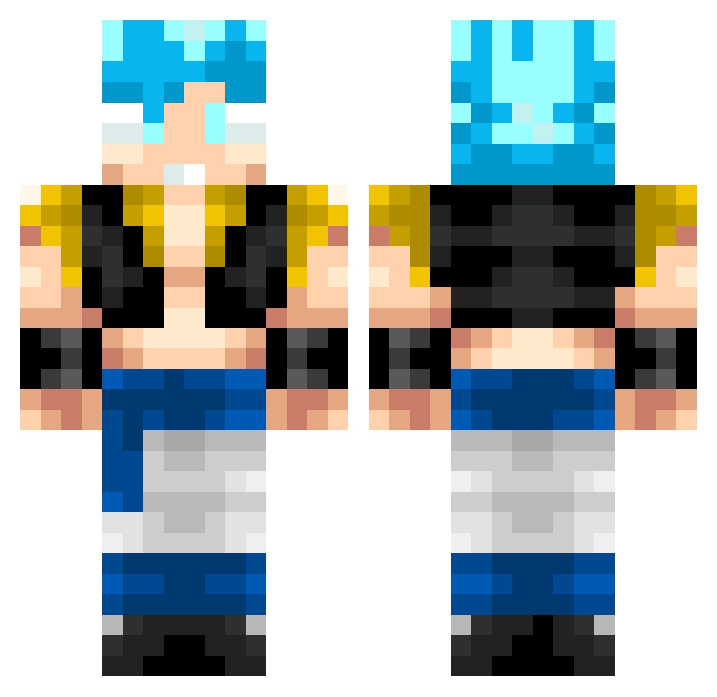 Tom1994c Minecraft skin, front and back view