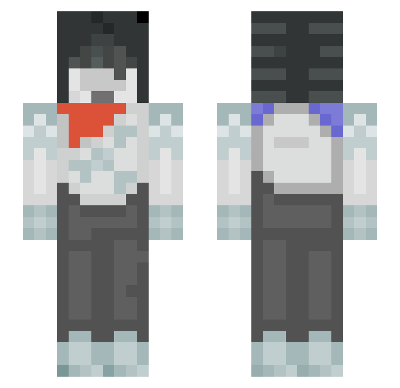 DA_RaCCooN_ Minecraft skin, front and back view