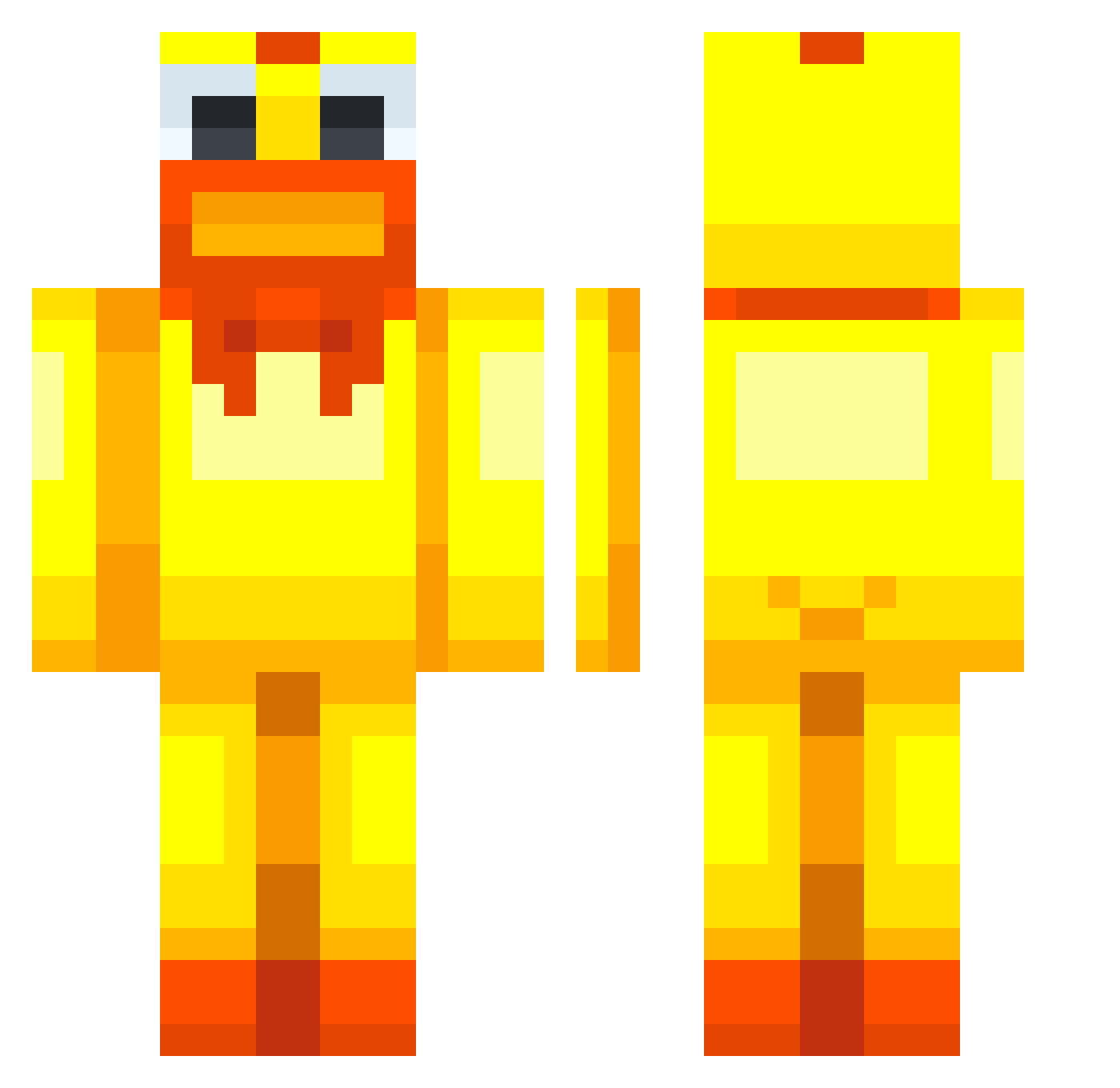 trailsas4130 Minecraft skin, front and back view