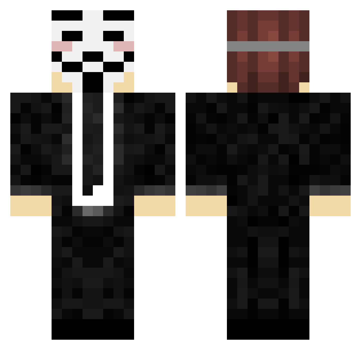 iSlayerO_O Minecraft skin, front and back view