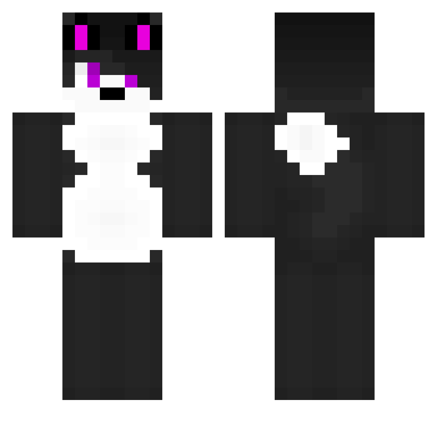 S_K13 Minecraft skin, front and back view