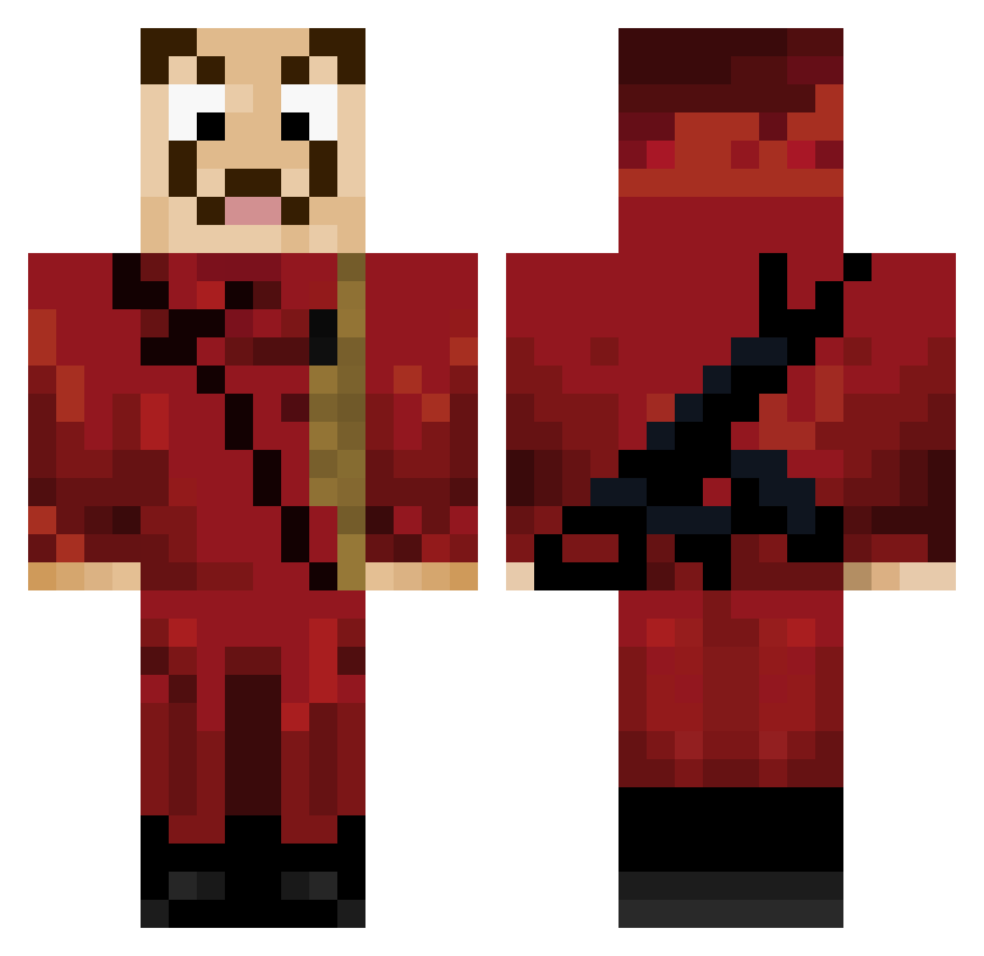 LunaticRavager87 - professor Minecraft skin
