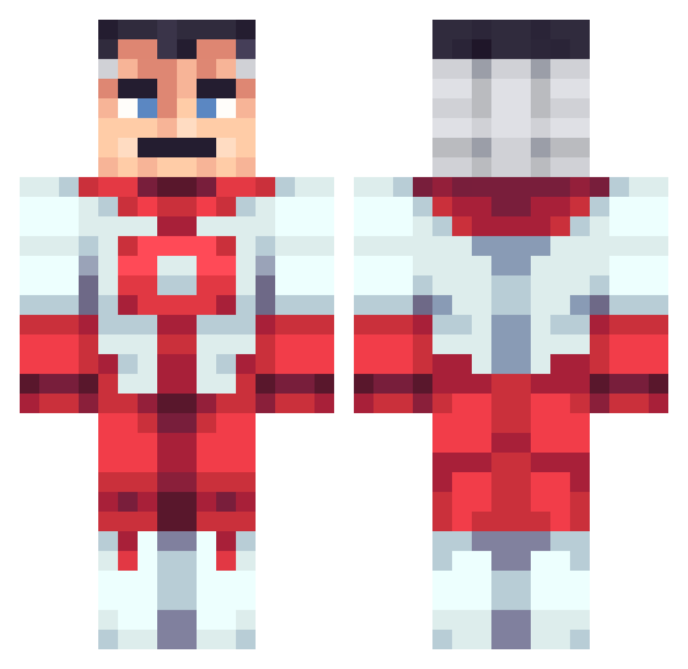 Bananenmann112 Minecraft skin, front and back view