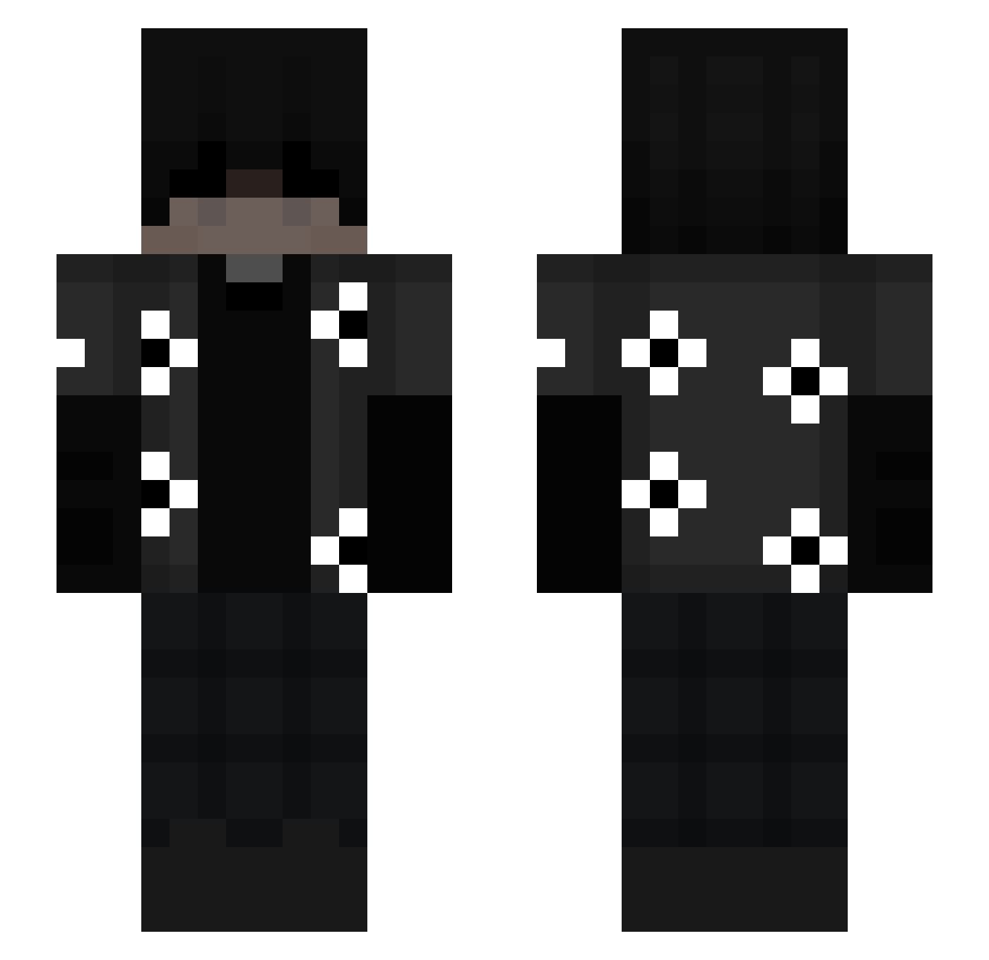 tobik_10 Minecraft skin, front and back view