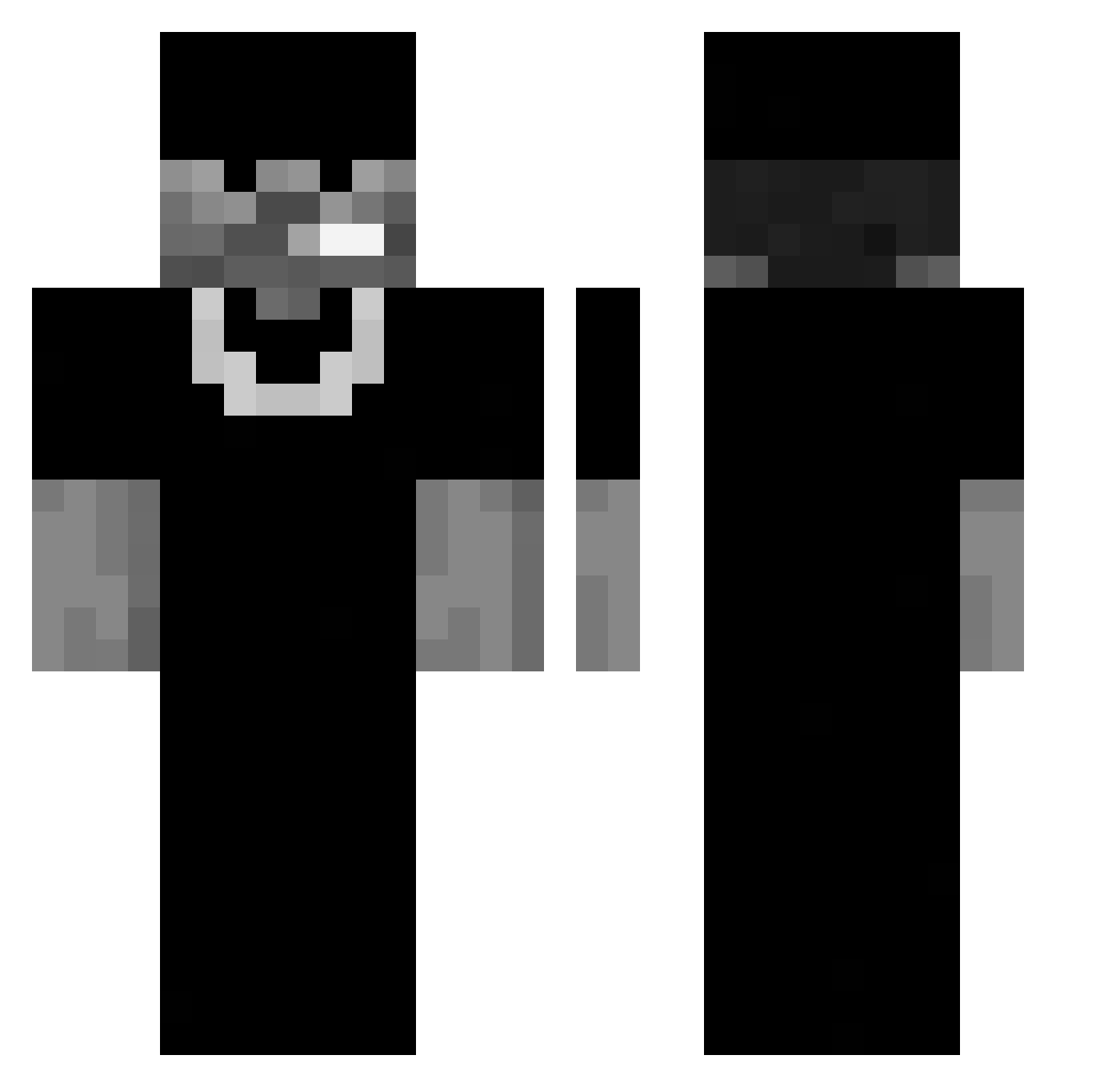 _Wwiciu_ Minecraft skin, front and back view
