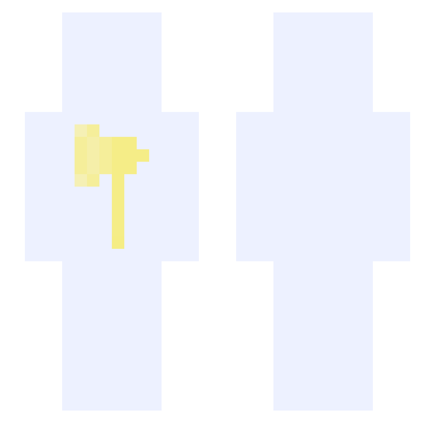 Dogekingcool Minecraft skin, front and back view