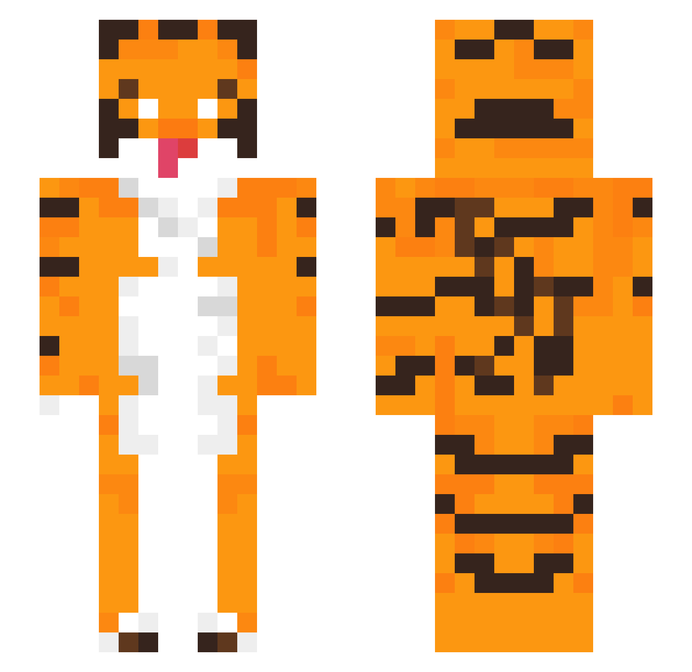 gayoung_23 Minecraft skin, front and back view