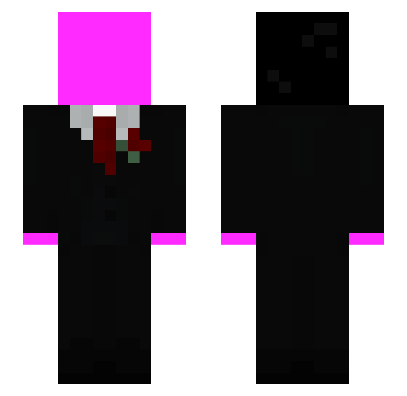 CiccioPippo Minecraft skin, front and back view