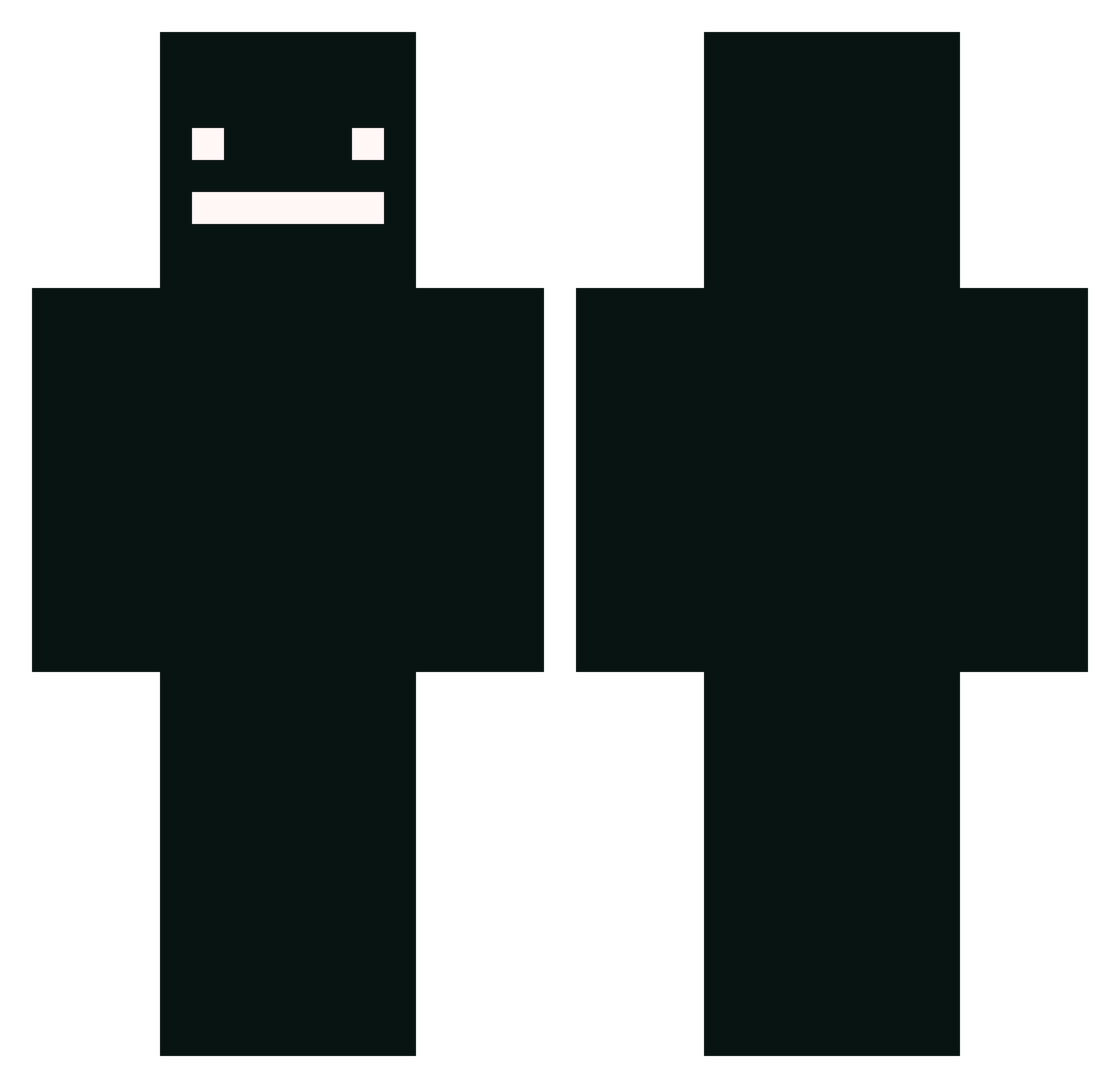 jacky6462 Minecraft skin, front and back view