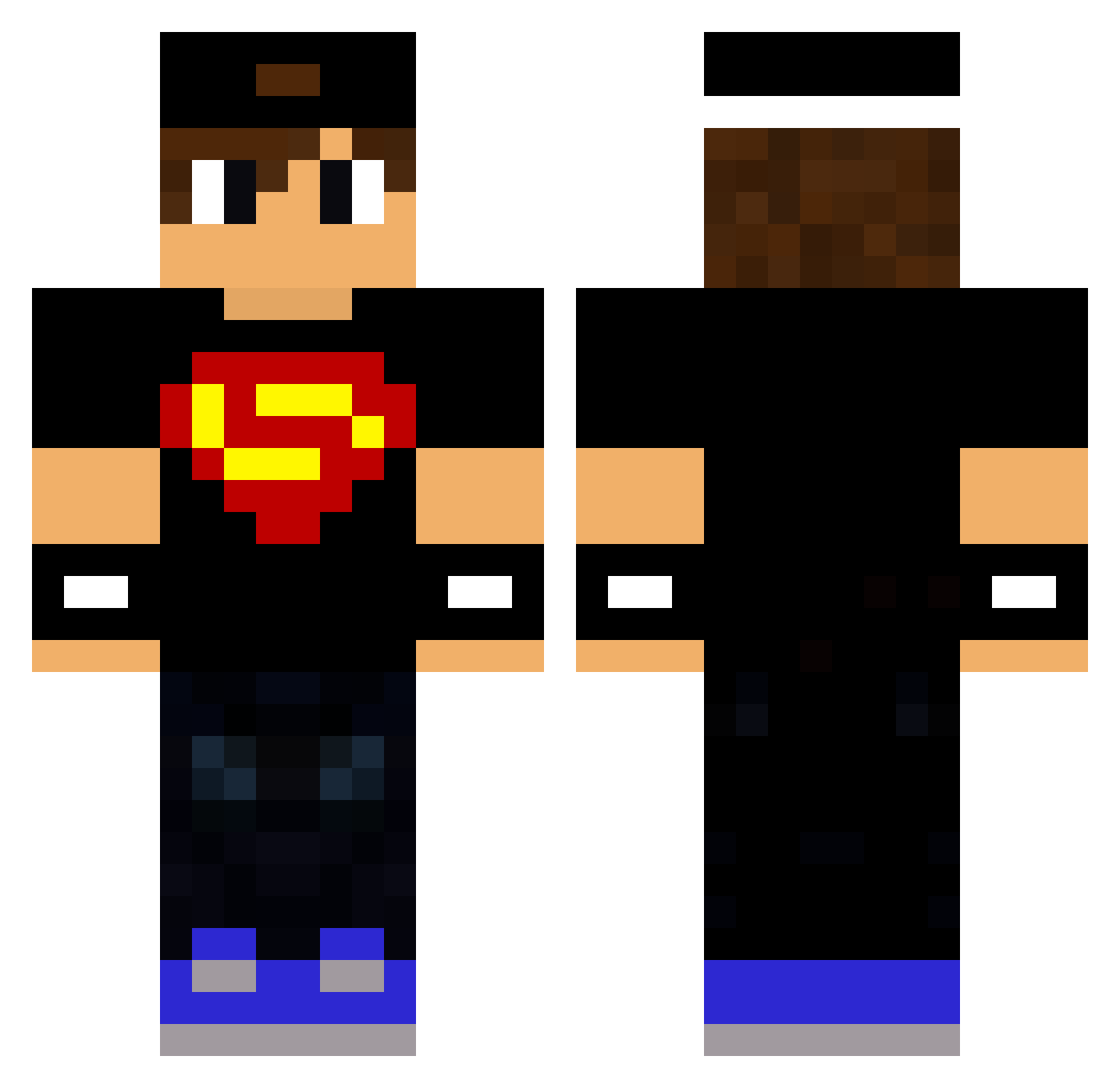 mugi0514 Minecraft skin, front and back view