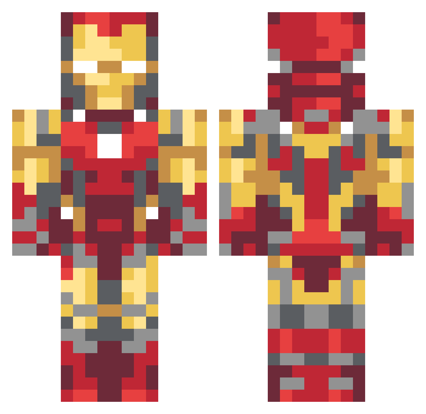 Night_Shadow03 Minecraft skin, front and back view