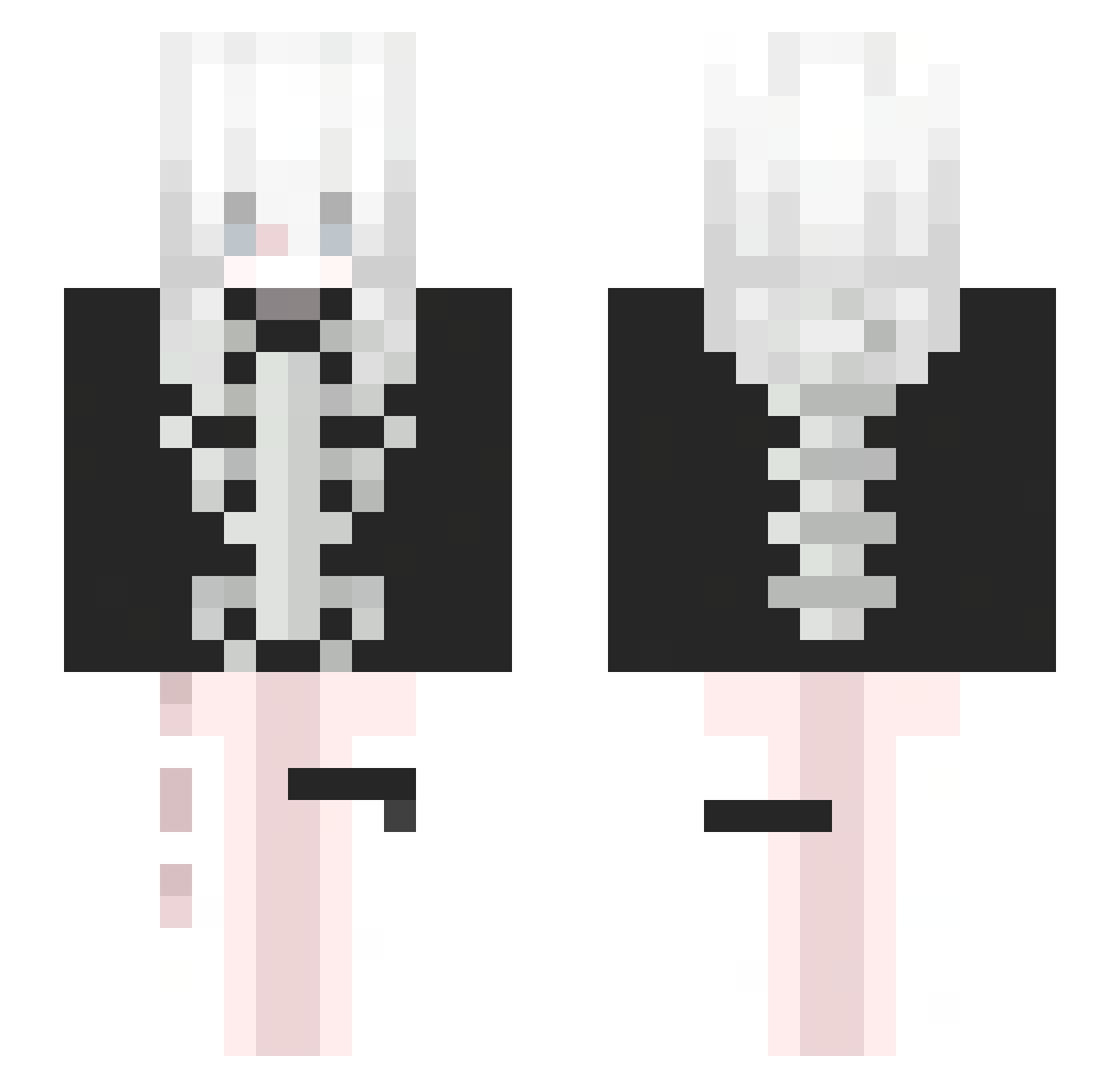 wissyyy Minecraft skin, front and back view