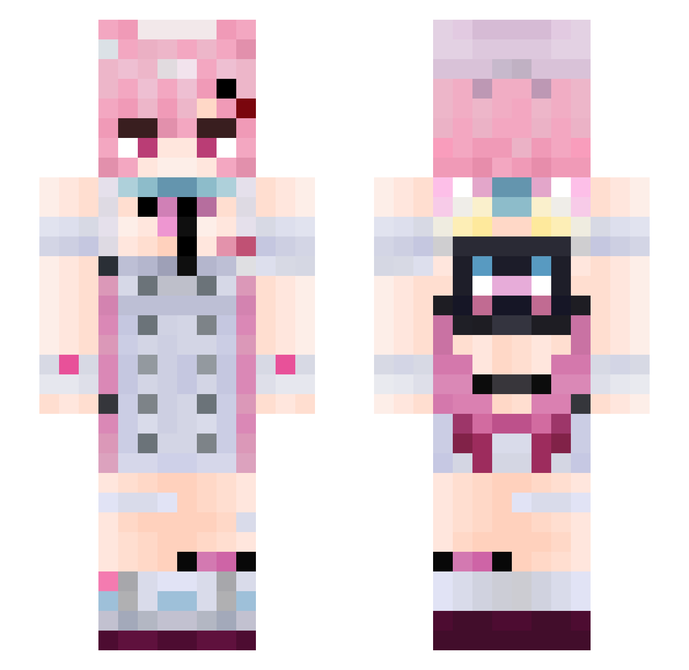 dream_drifter_ Minecraft skin, front and back view