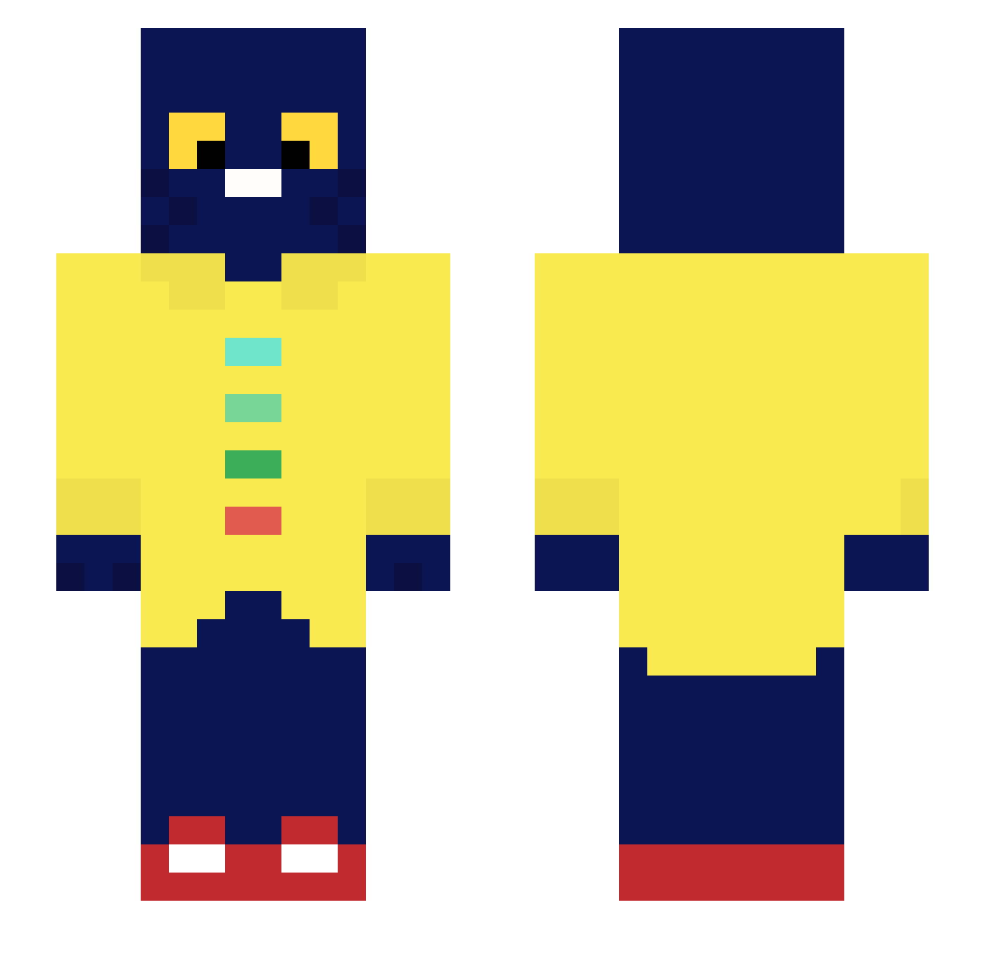 Lagsp1ke_ Minecraft skin, front and back view