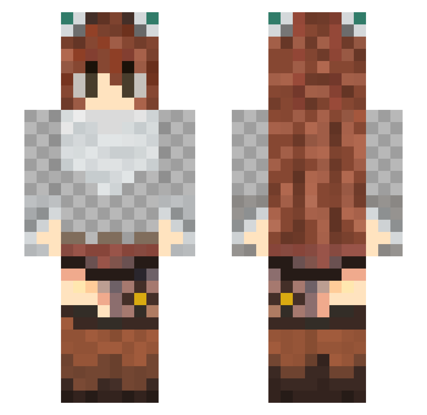 willowwisp___ Minecraft skin, front and back view