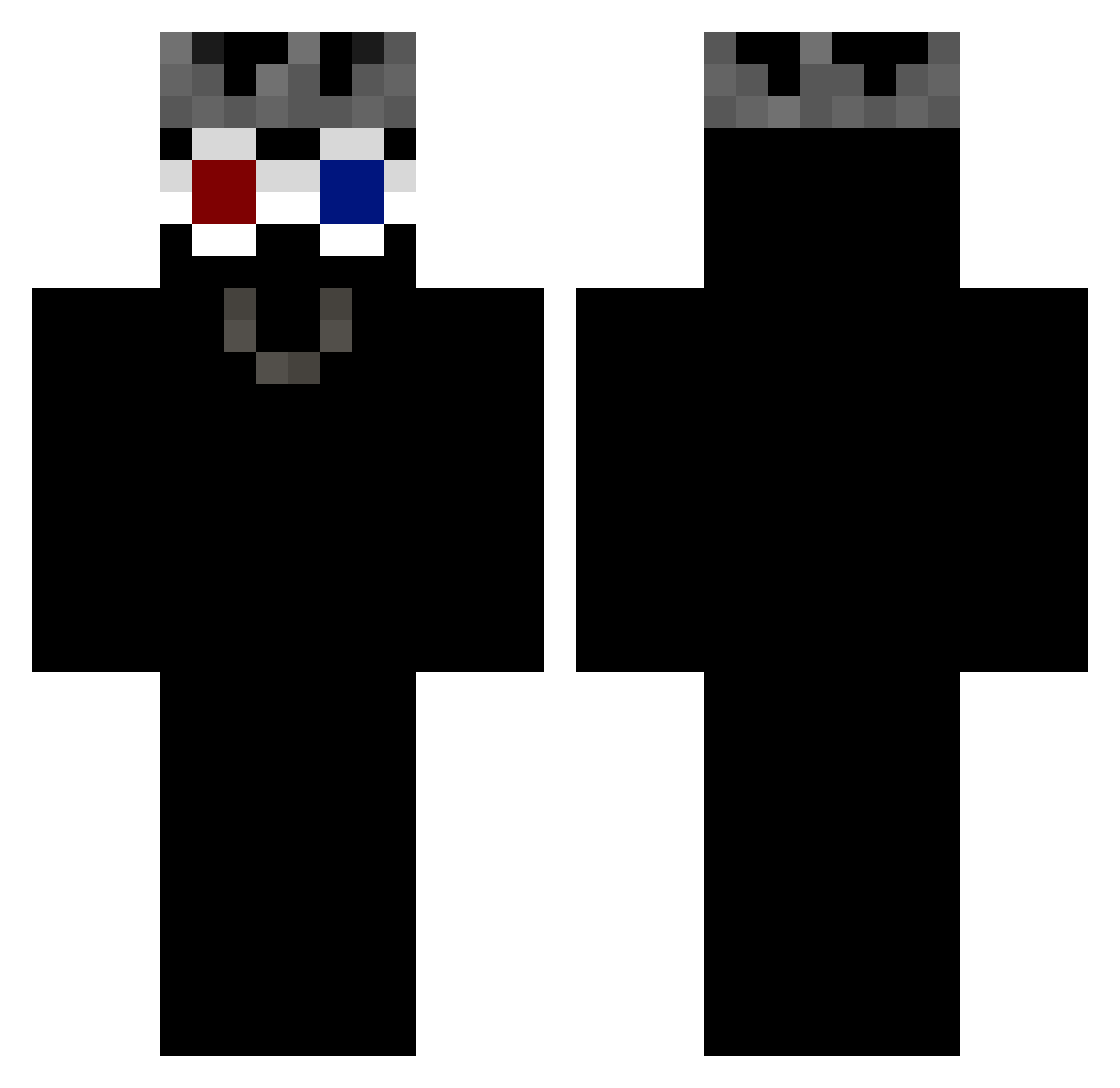 PepijnJeppe Minecraft skin, front and back view