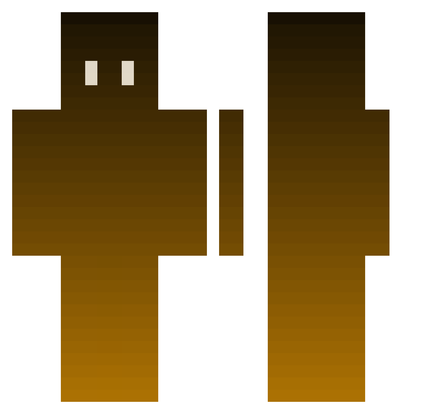 VilIian Minecraft skin, front and back view