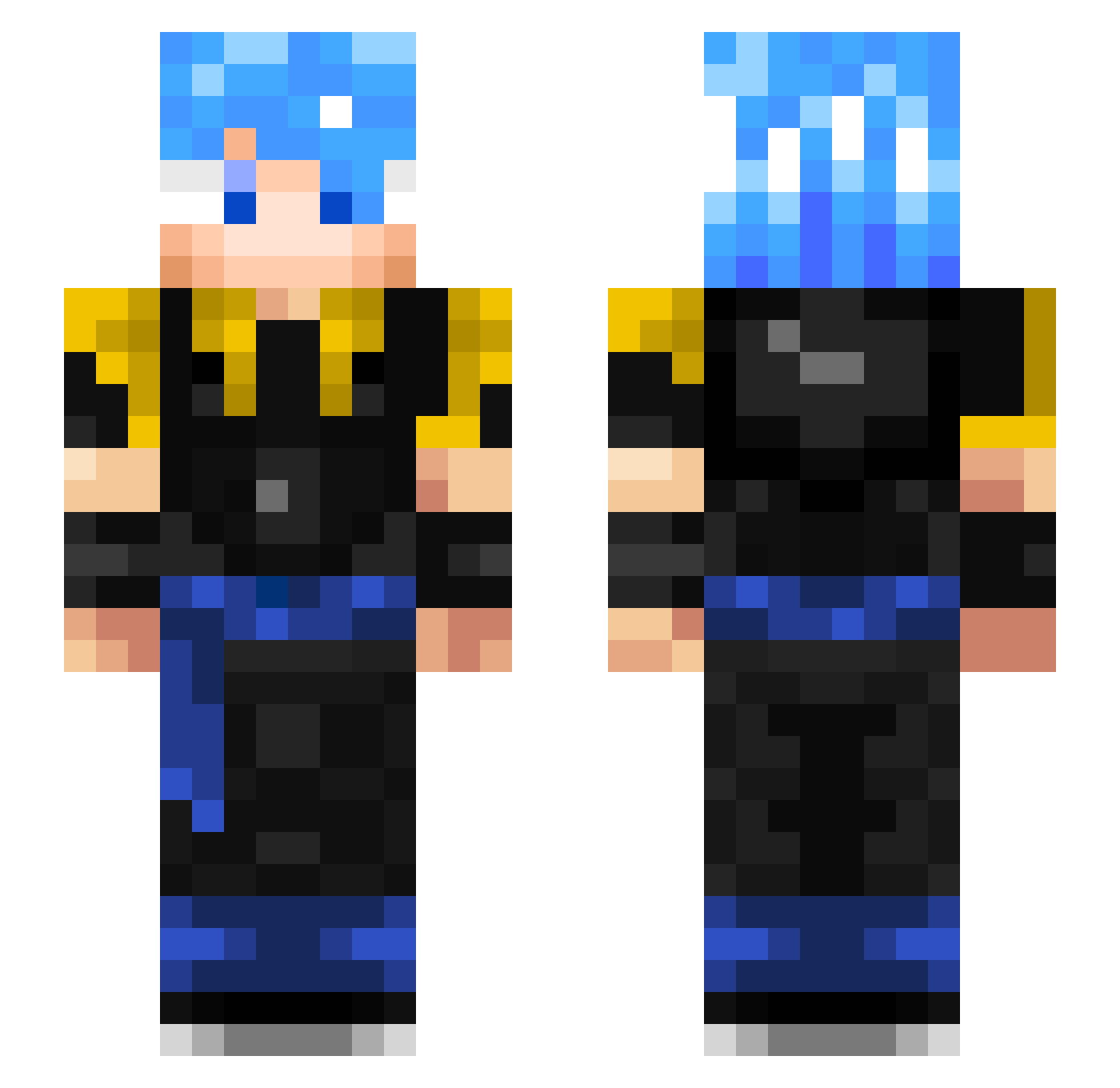 P1_SpoconyMacie1 Minecraft skin, front and back view