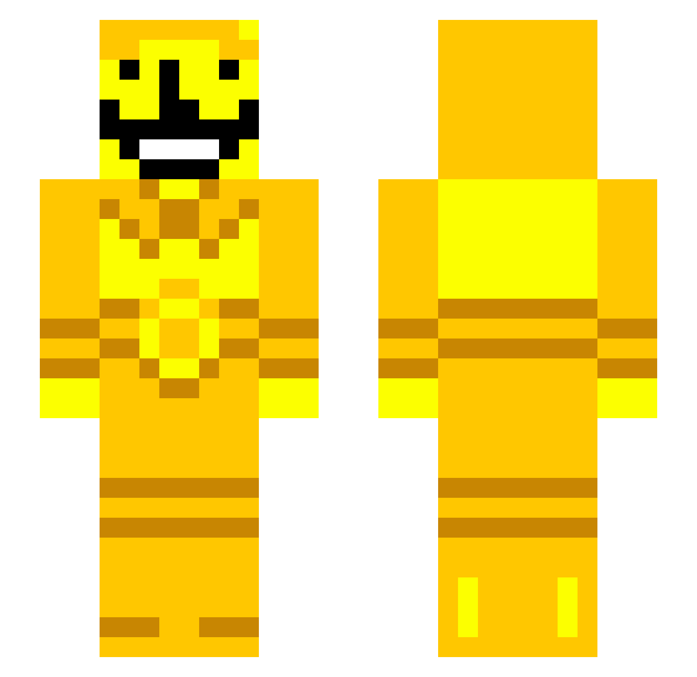 bean_withahat Minecraft skin, front and back view