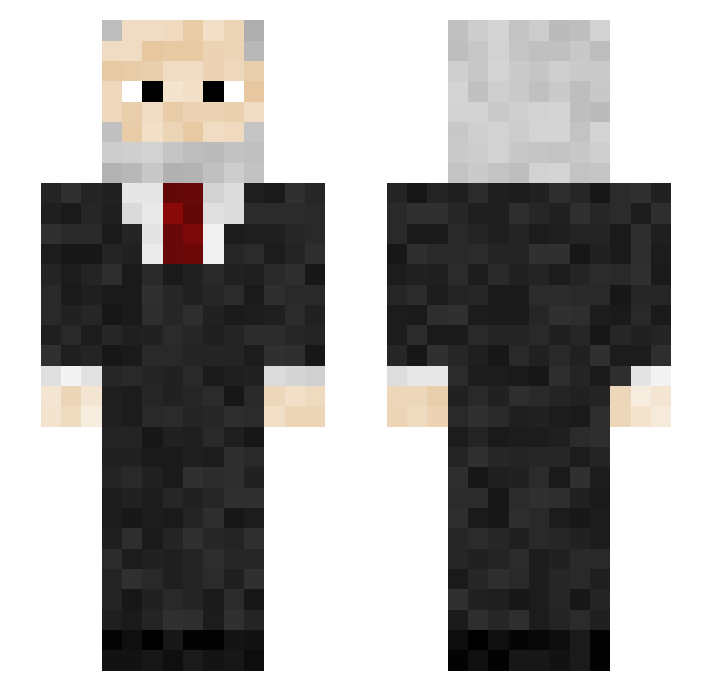 Itzz_Iwoszef Minecraft skin, front and back view