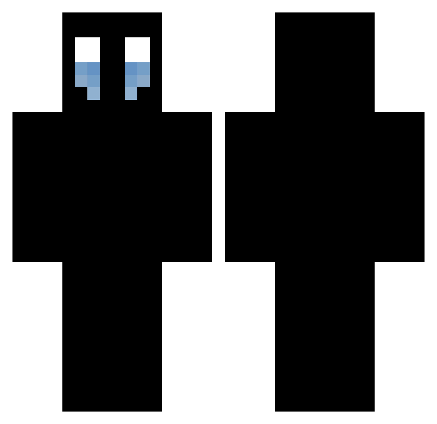 primal_YT Minecraft skin, front and back view