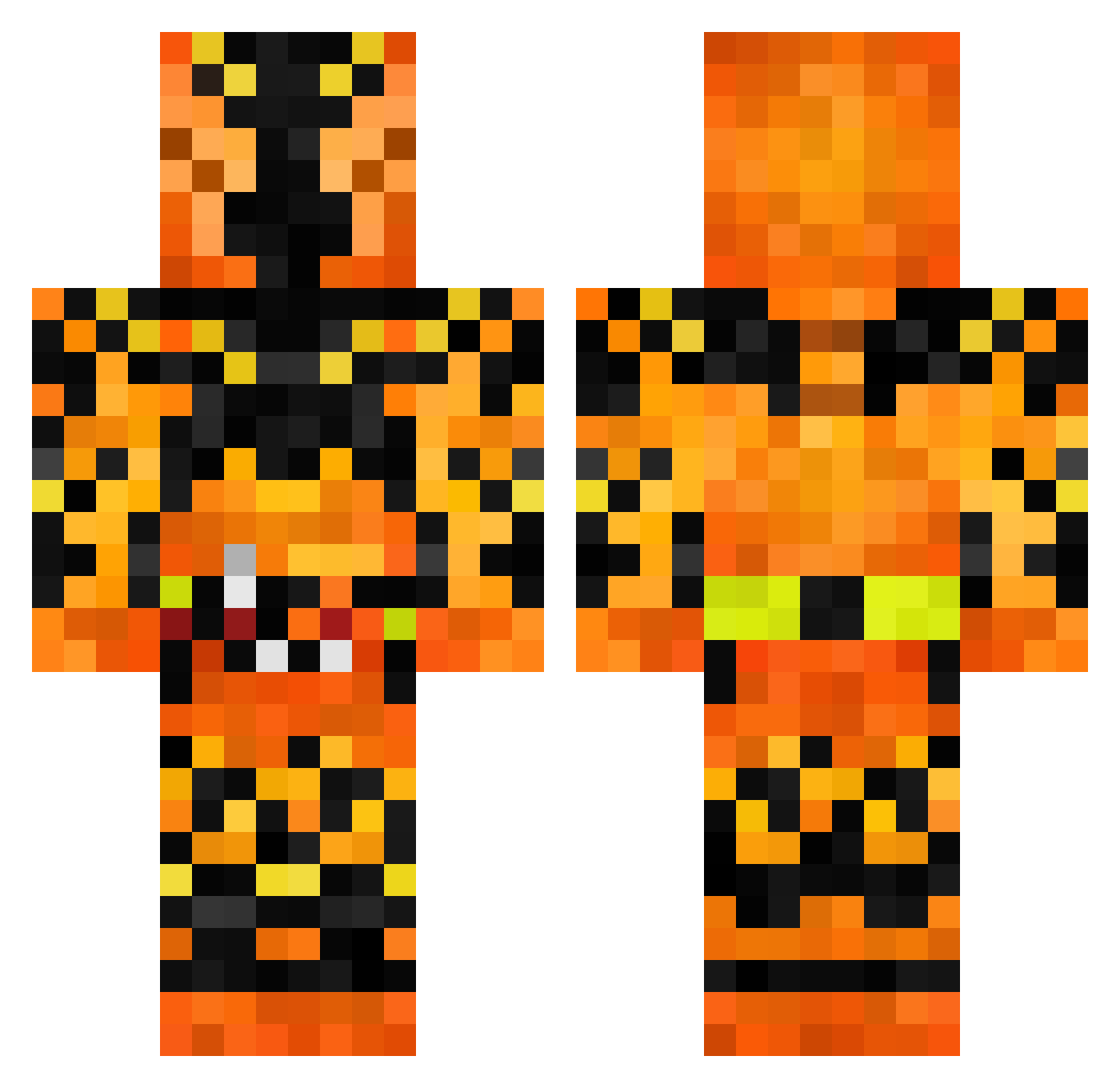 Mc_Minecraft_TM Minecraft skin, front and back view