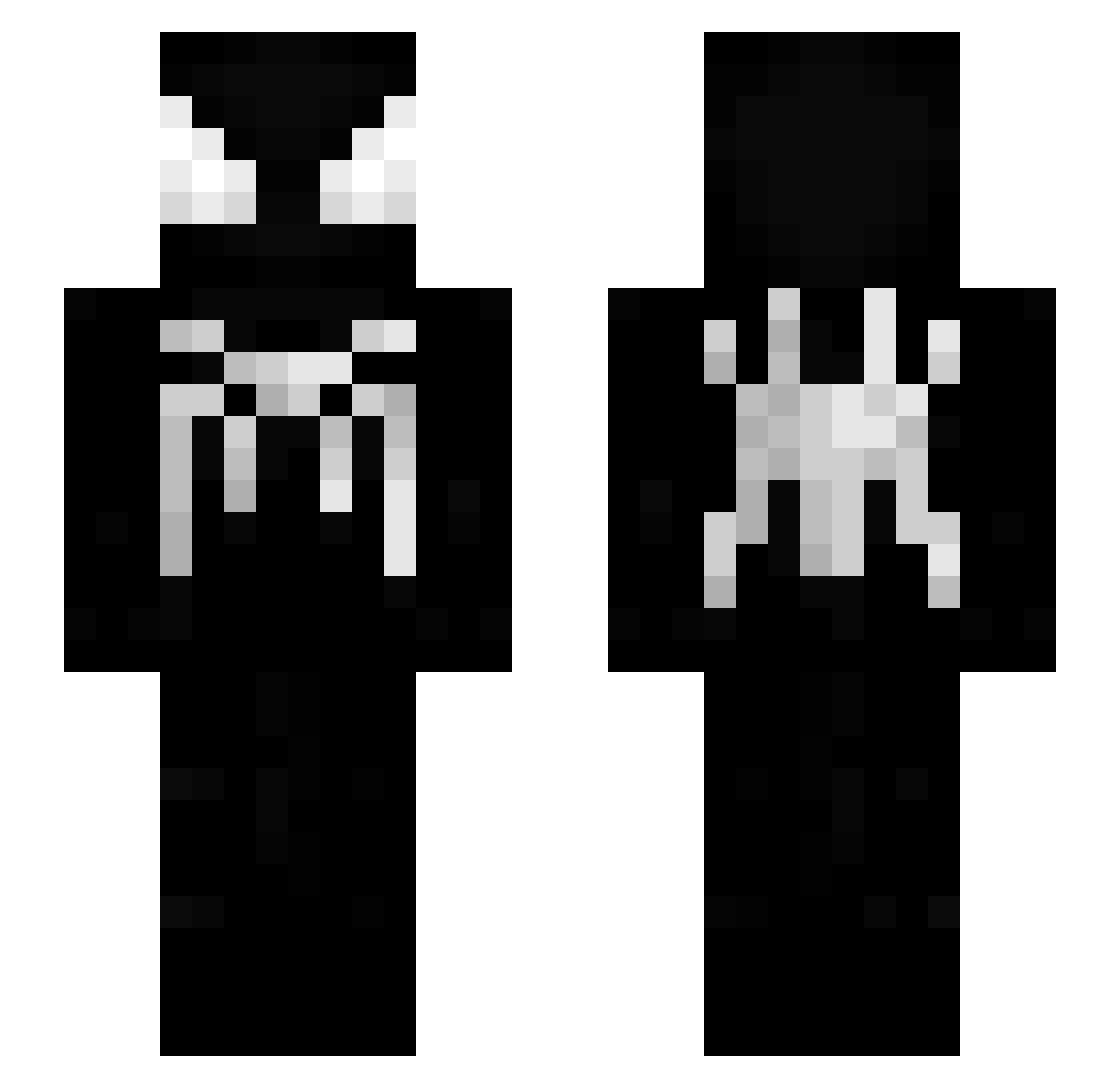 rxnalgoat Minecraft skin, front and back view